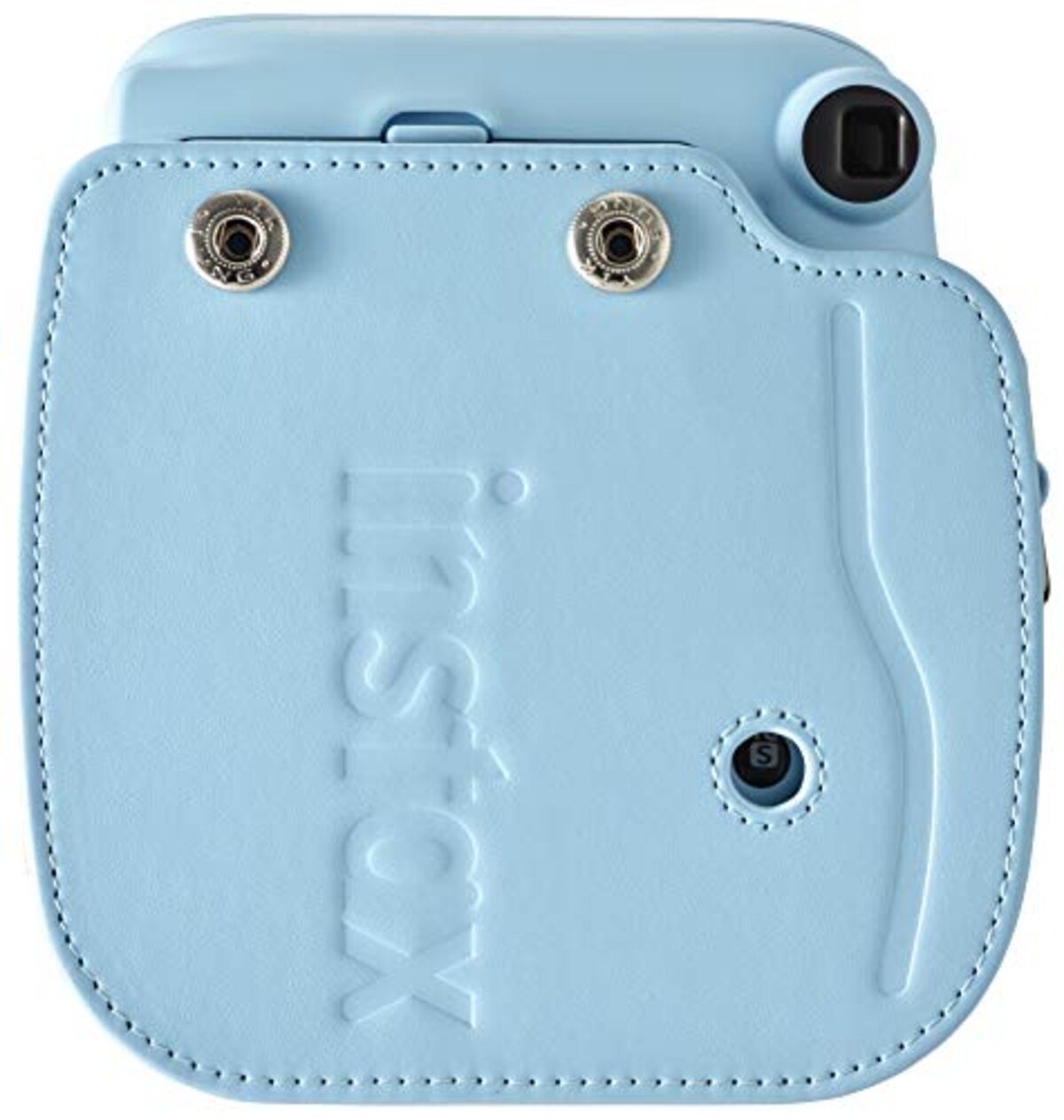  富士フイルム(FUJIFILM) "チェキ"instax mini 11 カメラケース ブルー INS MINI11 CAMERA CASE BLUE画像4 