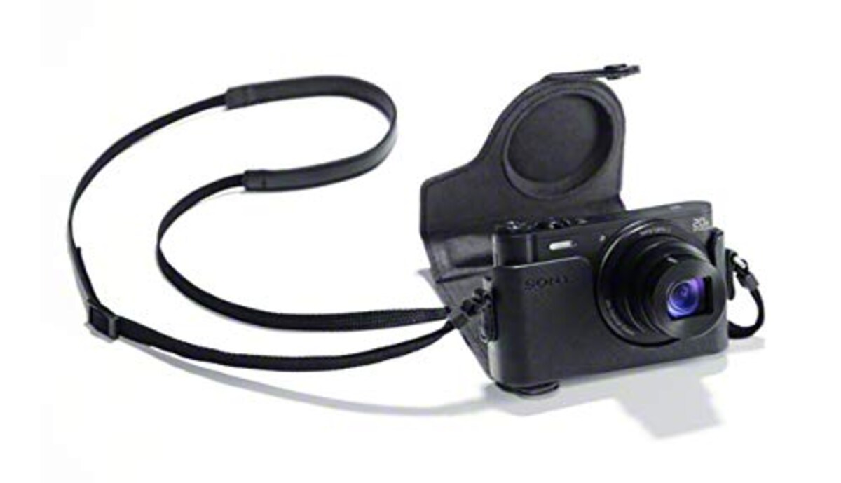  ソニー デジタルカメラケース ジャケットケース Cyber-shot DSC-WX350/WX300用 ブラック LCJ-WD/B画像2 