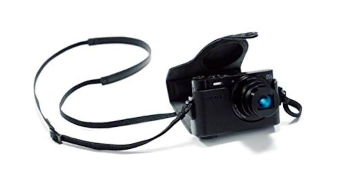  ソニー デジタルカメラケース ジャケットケース Cyber-shot DSC-WX350/WX300用 ブラック LCJ-WD/B画像3 