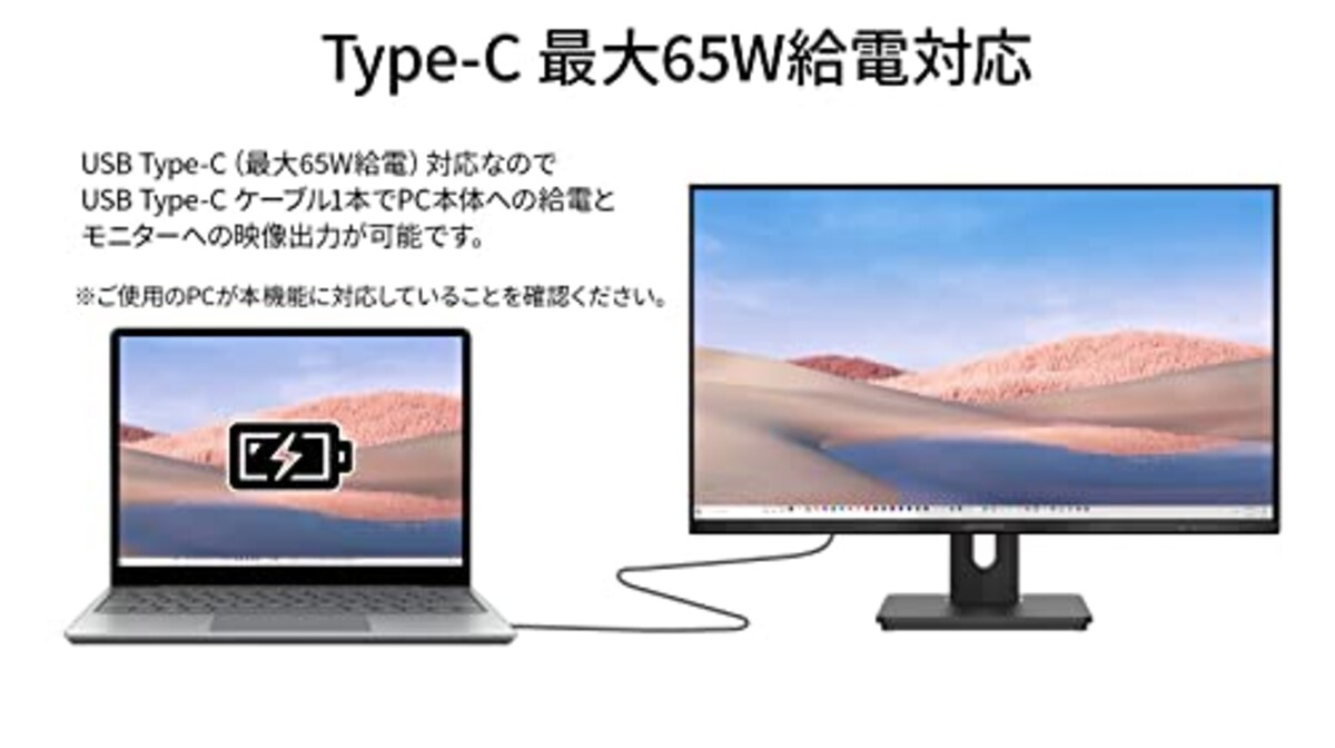  JAPANNEXT 28型 IPS 4K液晶モニター USB Type-C(最大65W給電対応） JN-IPS282UHDR-C65W HDMI DP KVM機能画像8 
