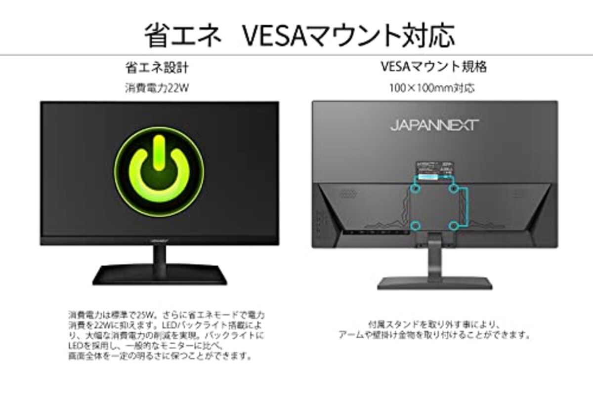  JapanNext JN-V27UHD-IPS-D 27インチ 液晶モニター ディスプレイ 4K 3840x2160 IPS DP HDMI画像3 