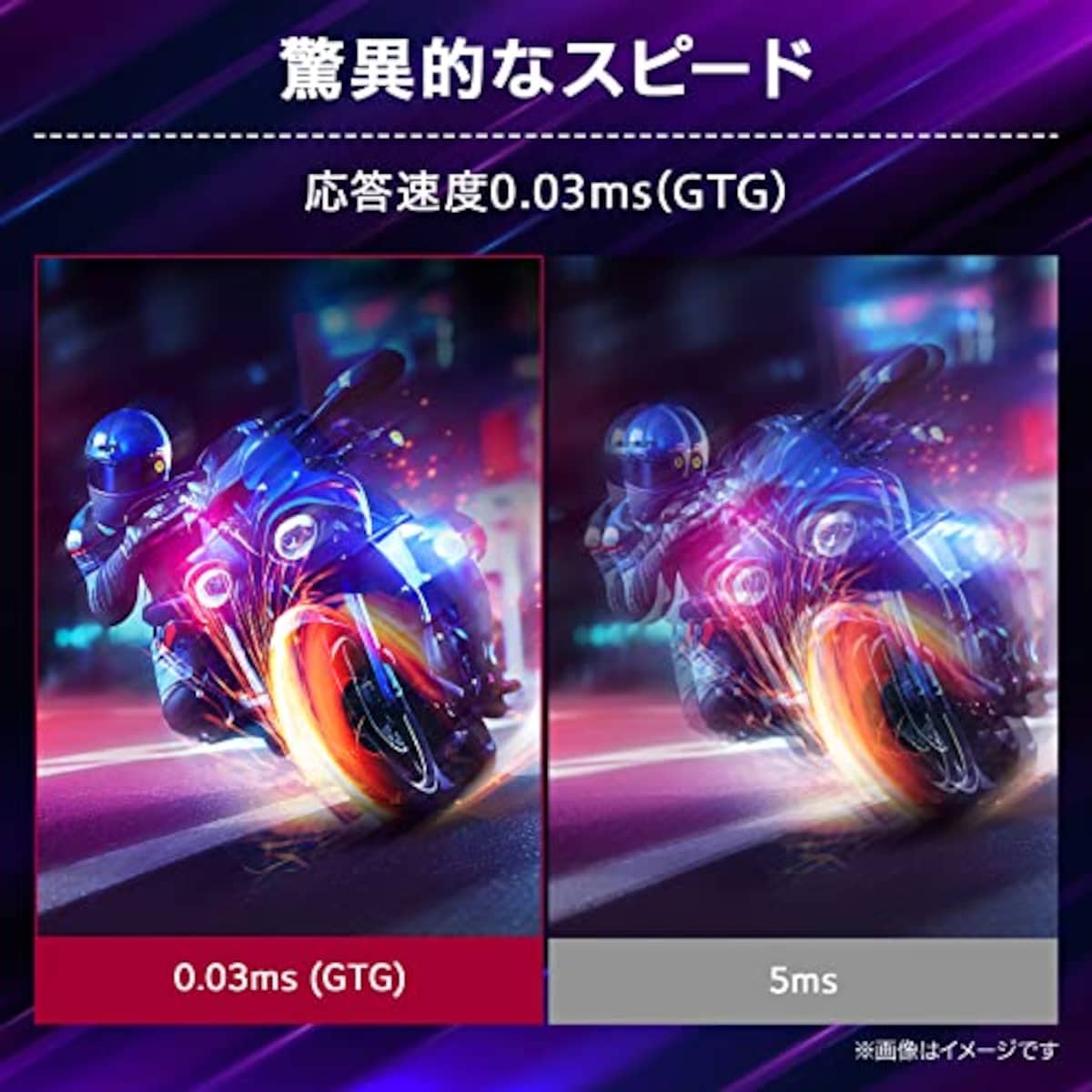  LG ゲーミングモニター UltraGear 27GR95QE-B 26.5インチ 有機EL WQHD(2560×1440)@240Hz / アンチグレア / 応答速度0.03ms(GTG) / DCI-P3 98.5% / G-SYNC Compatible、Freesync Premium/HDMI×2,DP画像3 