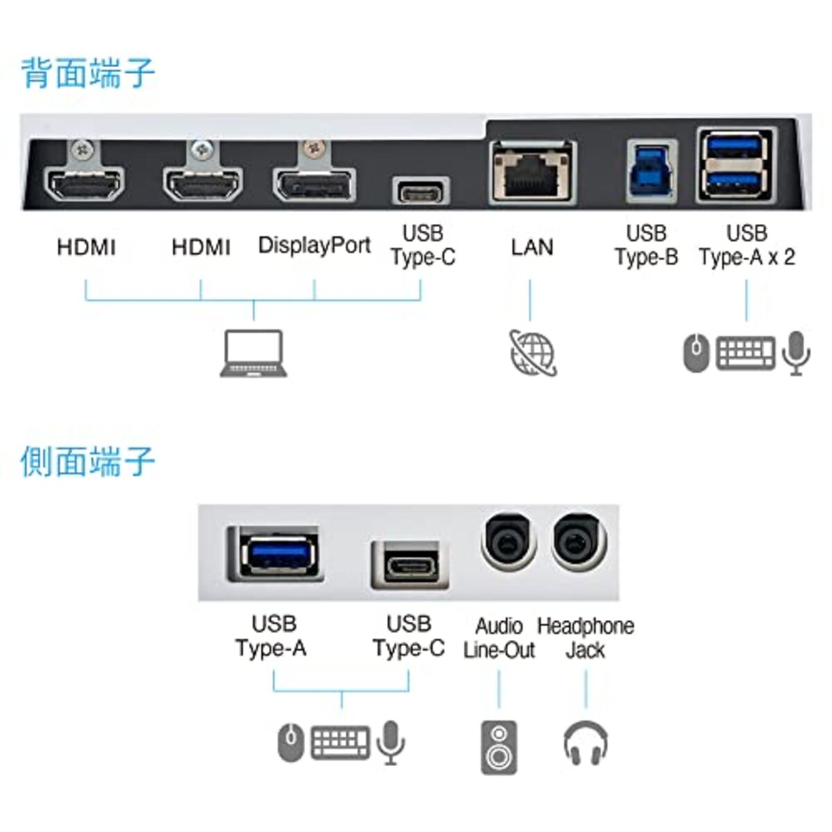  EIZO FlexScan EV3240X-BK (31.5型モニター/3840×2160/USB Type-C対応/ノートPC給電/疲れ目軽減/ブラック)画像6 