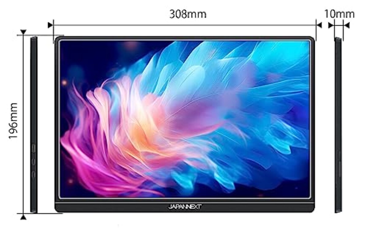  JAPANNEXT 13.3インチ フルHD(1920x1080)解像度 モバイルモニター JN-MD-IPS1332FHDR USB Type-C miniHDMI画像6 