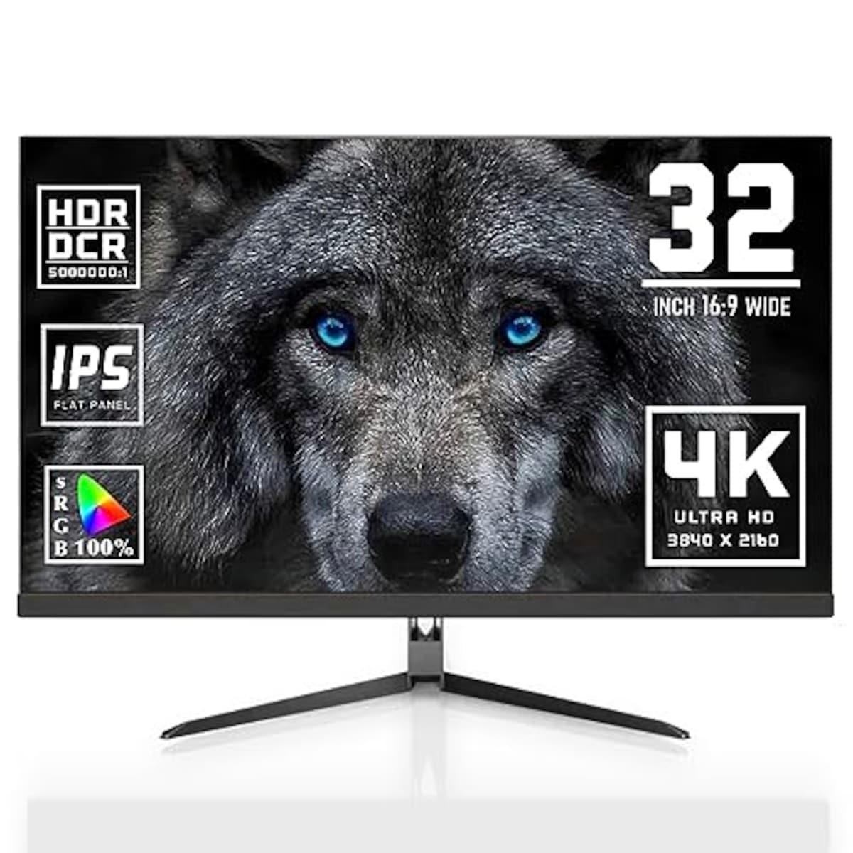 4K モニター 32インチ IPS ディスプレイ スピーカー内蔵 UHD ゲーミング HDR 3840×2160/ノングレア/FreeSynk/HDMI/DisplayPort/薄型 YSM-AD320U60HZ