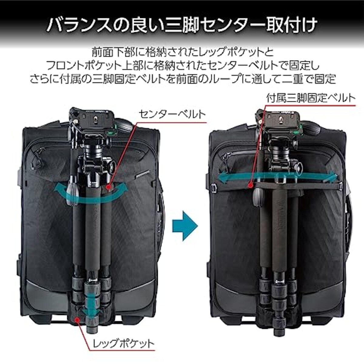  ハクバ 【Amazon.co.jp限定】HAKUBA カメラバッグ GW-PRO エアポートローラー AZ AMZSGWP23-APR ローラーバッグ 20L 機内持ち込みサイズ 高性能素材X-Pac採用 TASロック レインカバー付 4977187001365画像14 