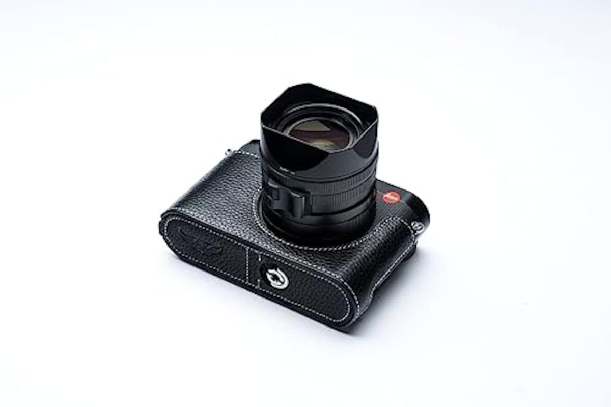  TP Original Leica Q3 専用 オープナブルタイプ 本革 ボディケース 黒色(底面開閉)画像2 