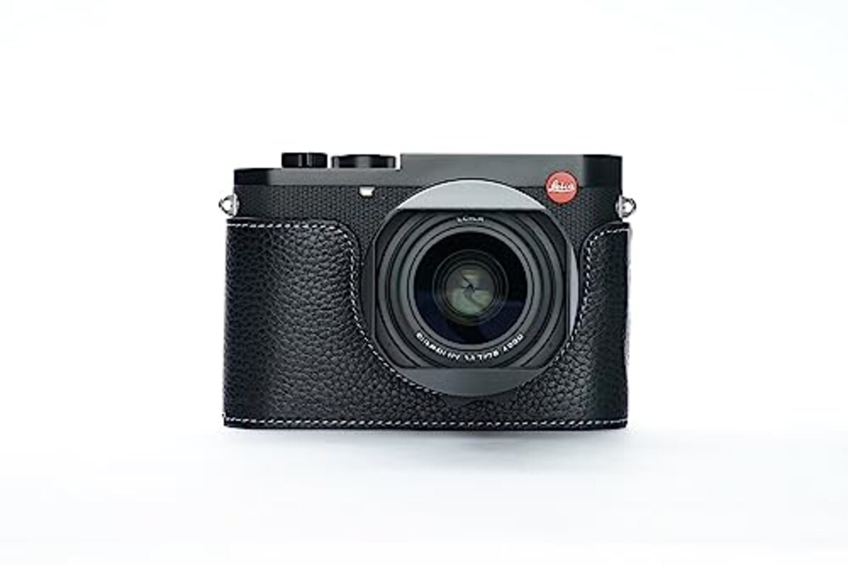  TP Original Leica Q3 専用 オープナブルタイプ 本革 ボディケース 黒色(底面開閉)画像3 