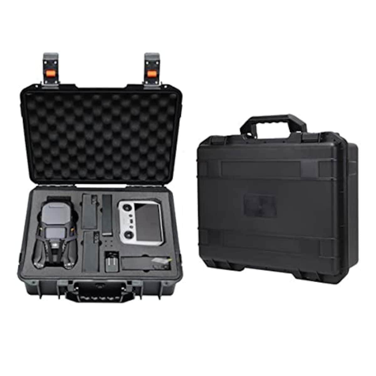 ZLiT DJI Mavic 3 Pro Cine用ハードケース 防水収納バッグ トラベルキャリーケース DJI Mavic 3 Pro Mavic3 Pro Cine ドローンコンボアクセサリー (ブラック)