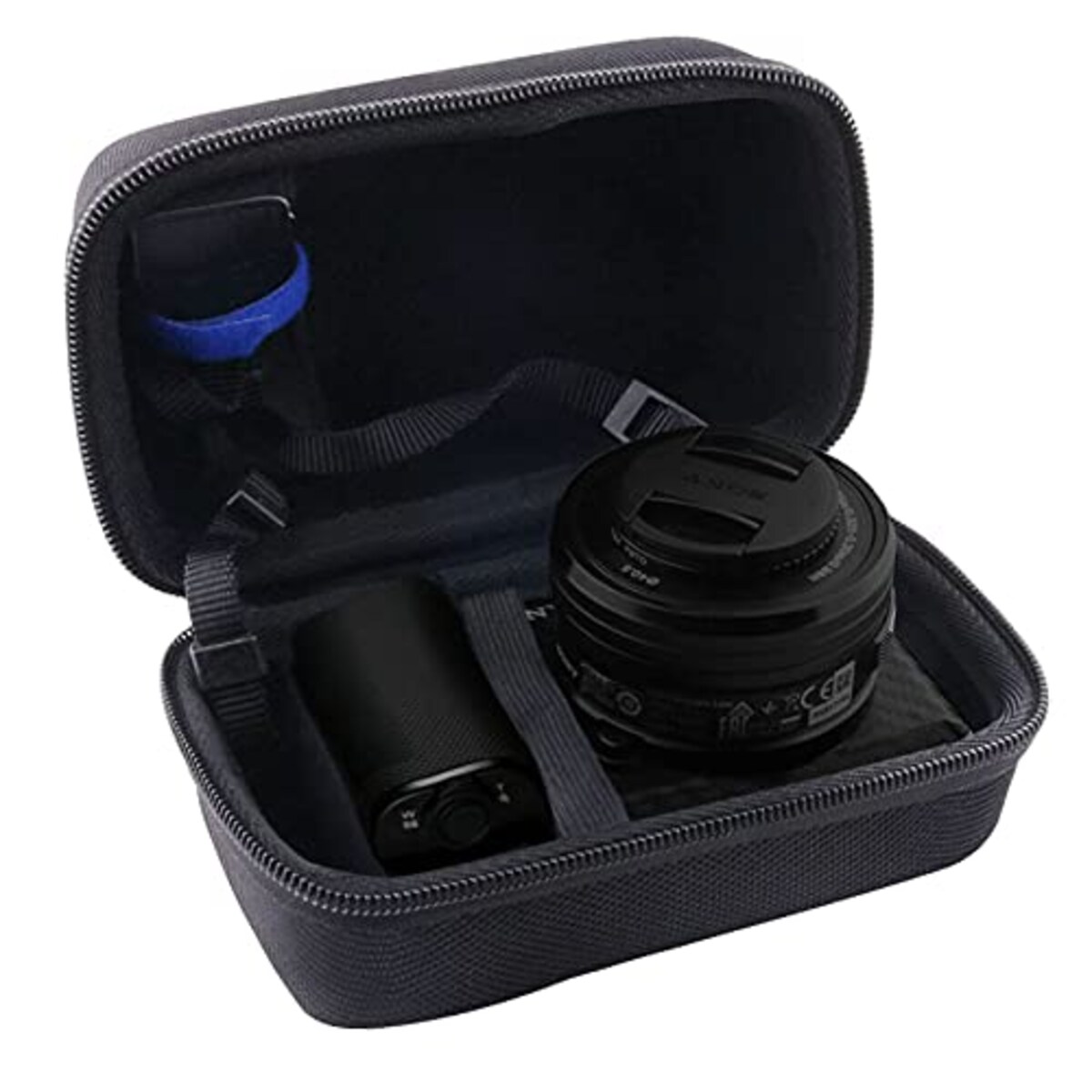 WERJIA 収納ケースソニー(SONY) VLOGCAM ZV-E10L/ZV-E10カメラ専用収納ケース,ケース対応16-50mmレンズカメラ