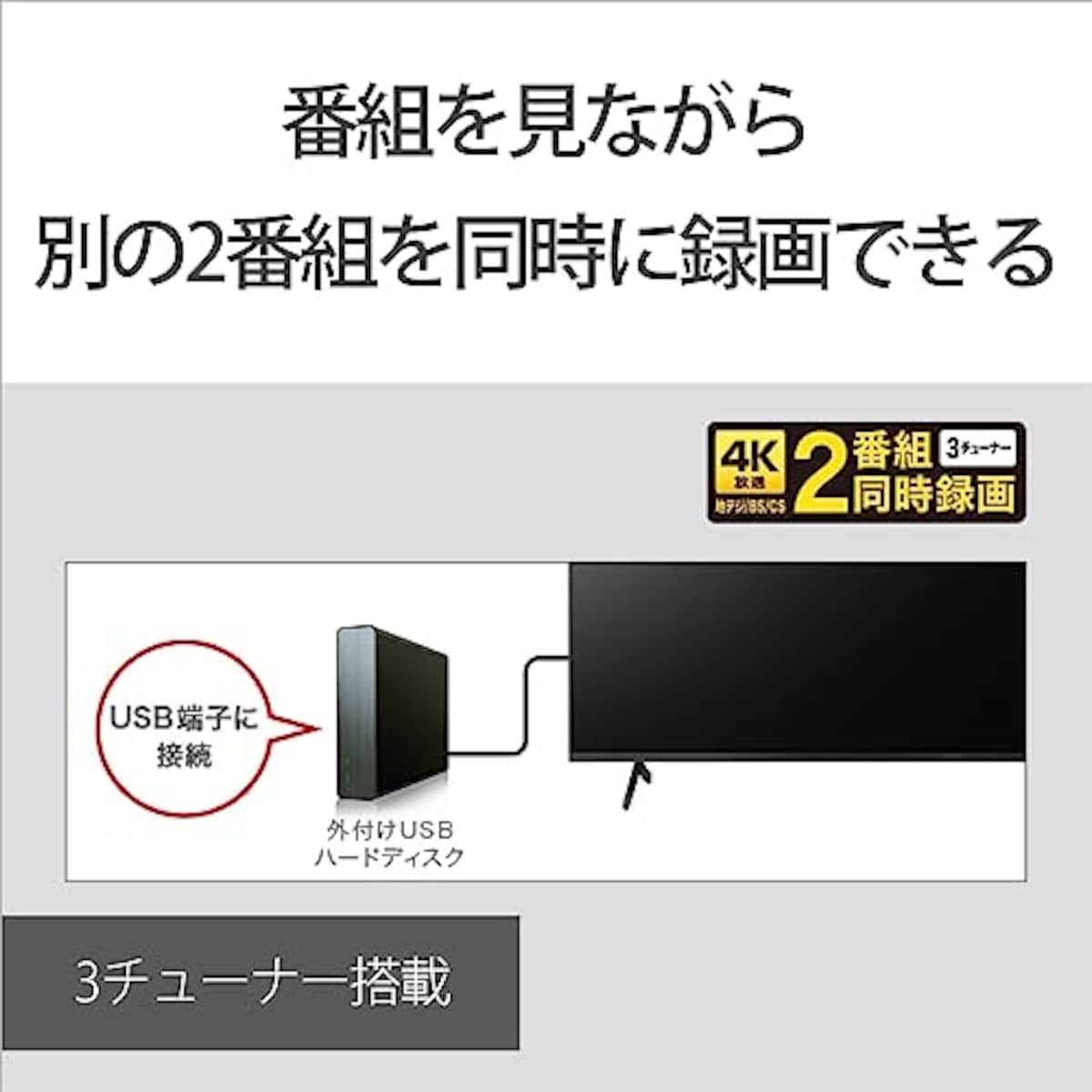  ソニー 65V型 4K 液晶 テレビ ブラビア KJ-65X80WK Google TV Dolby Atmos対応 10畳以上推奨 2022年モデル画像14 