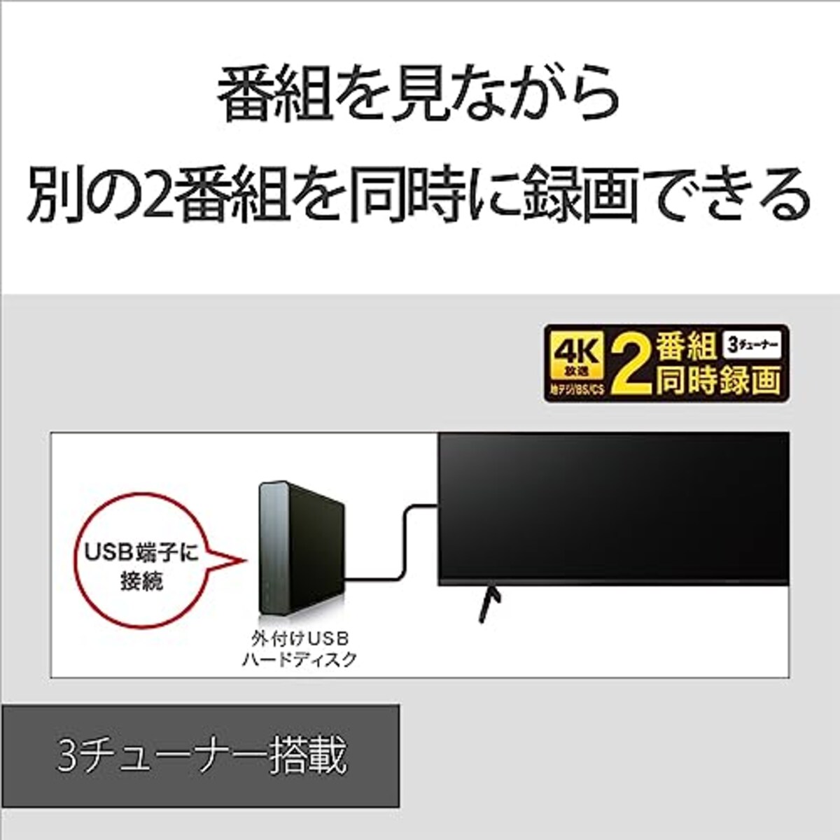  ソニー 55V型 4K X80WKシリーズ 液晶 テレビ ブラビア KJ-55X80WK Google TV Dolby Atmos対応 8畳以上推奨 2022年モデル画像14 