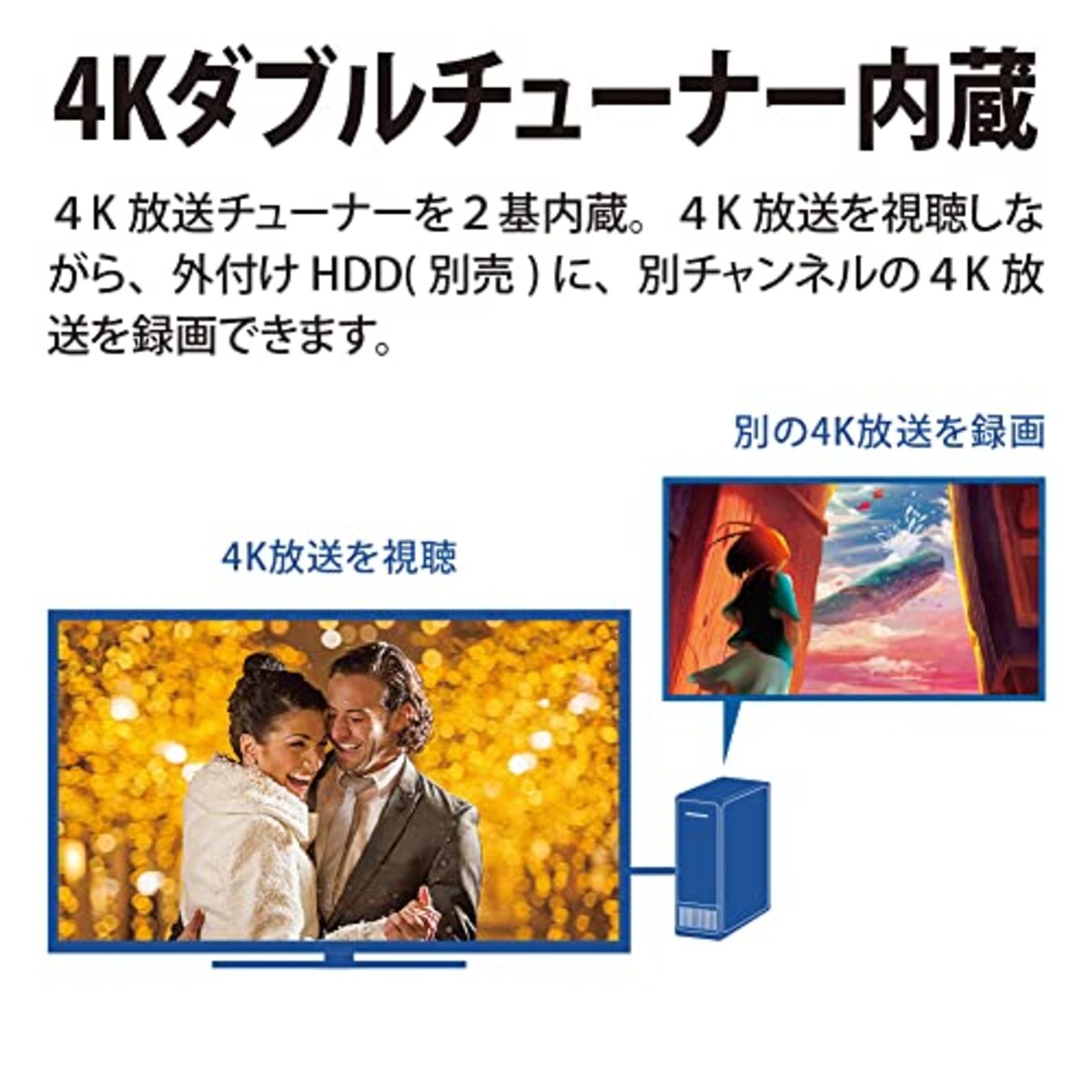  シャープ 42V型 4K 液晶 テレビ AQUOS 4T-C42EJ1 Google TV Dolby Atmos (2022年モデル) Wi-Fi6対応画像11 