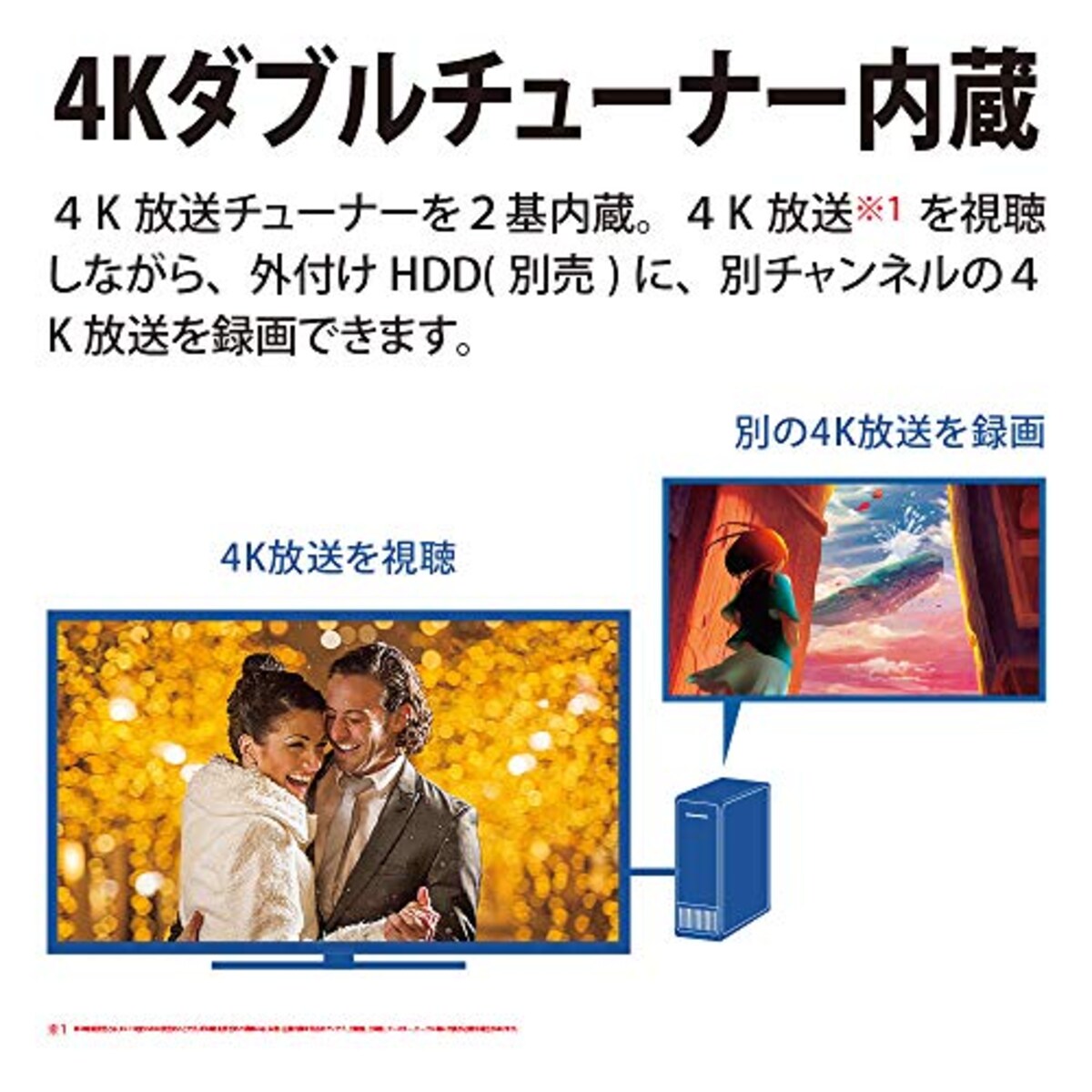  シャープ 55V型 4K 液晶 テレビ AQUOS 4T-C55DN1 N-Blackパネル 倍速液晶 Android TV (2021年モデル)画像15 