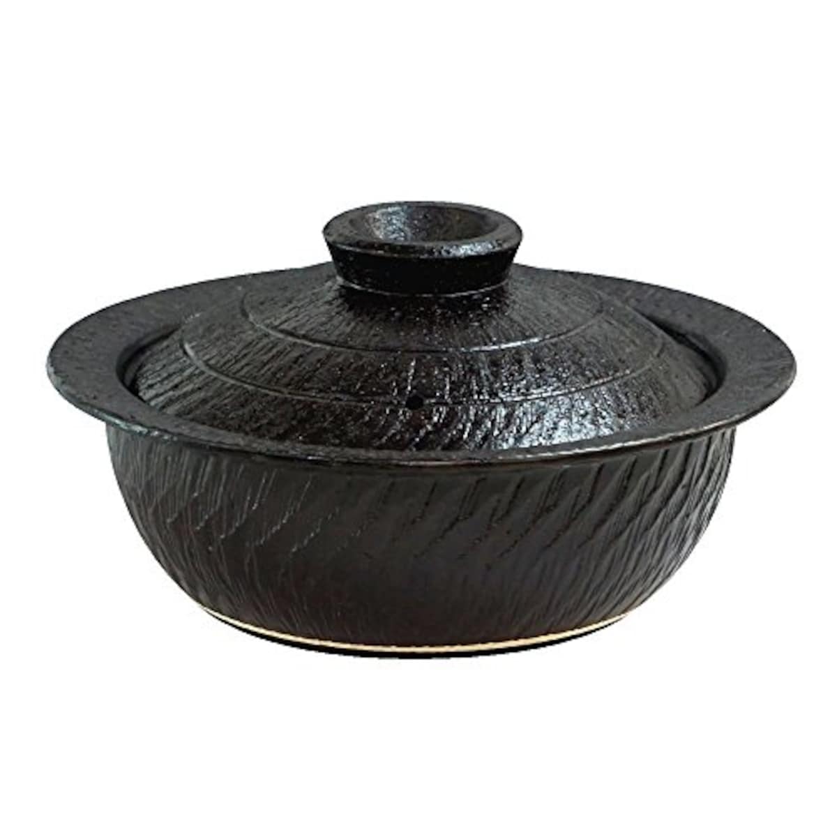 IH対応型 鉢鍋 黒釉画像