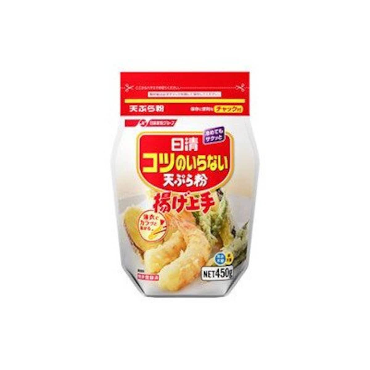 日清フーズ コツのいらない天ぷら粉 チャック付 450g