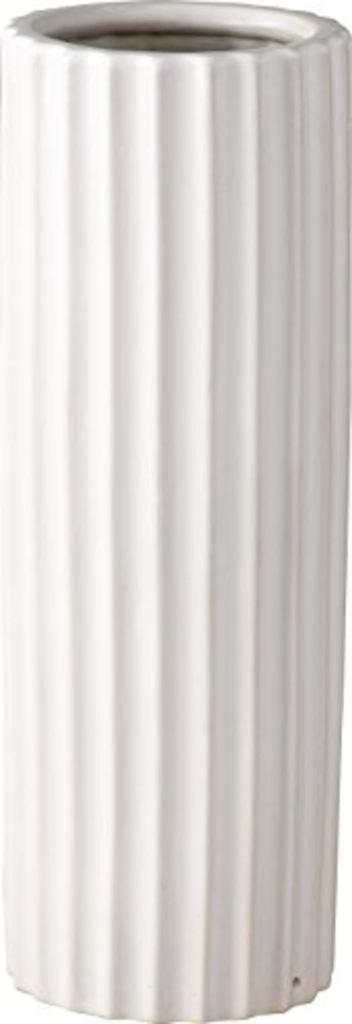 パール金属 陶器 傘立て バウム 丸 ホワイト N-8067画像