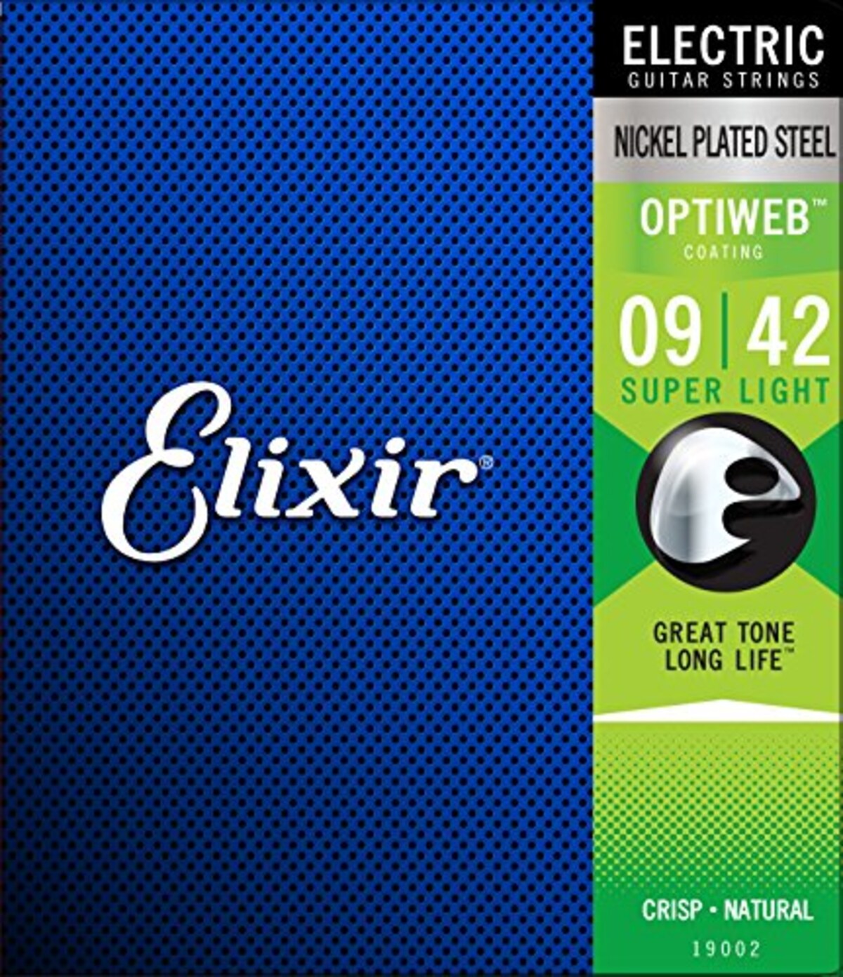 Elixir エレキギター弦 OPTIWEB Super Light .009-.042 #19002