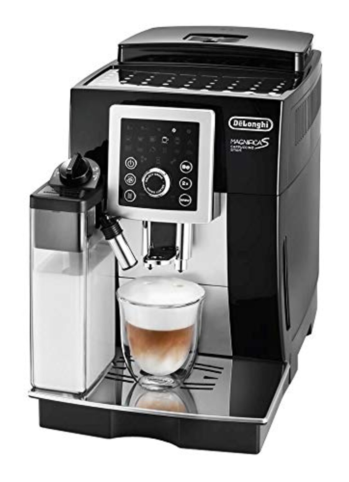 コンパクト全自動コーヒーマシン マグニフィカ S カプチーノ スマート ブラック