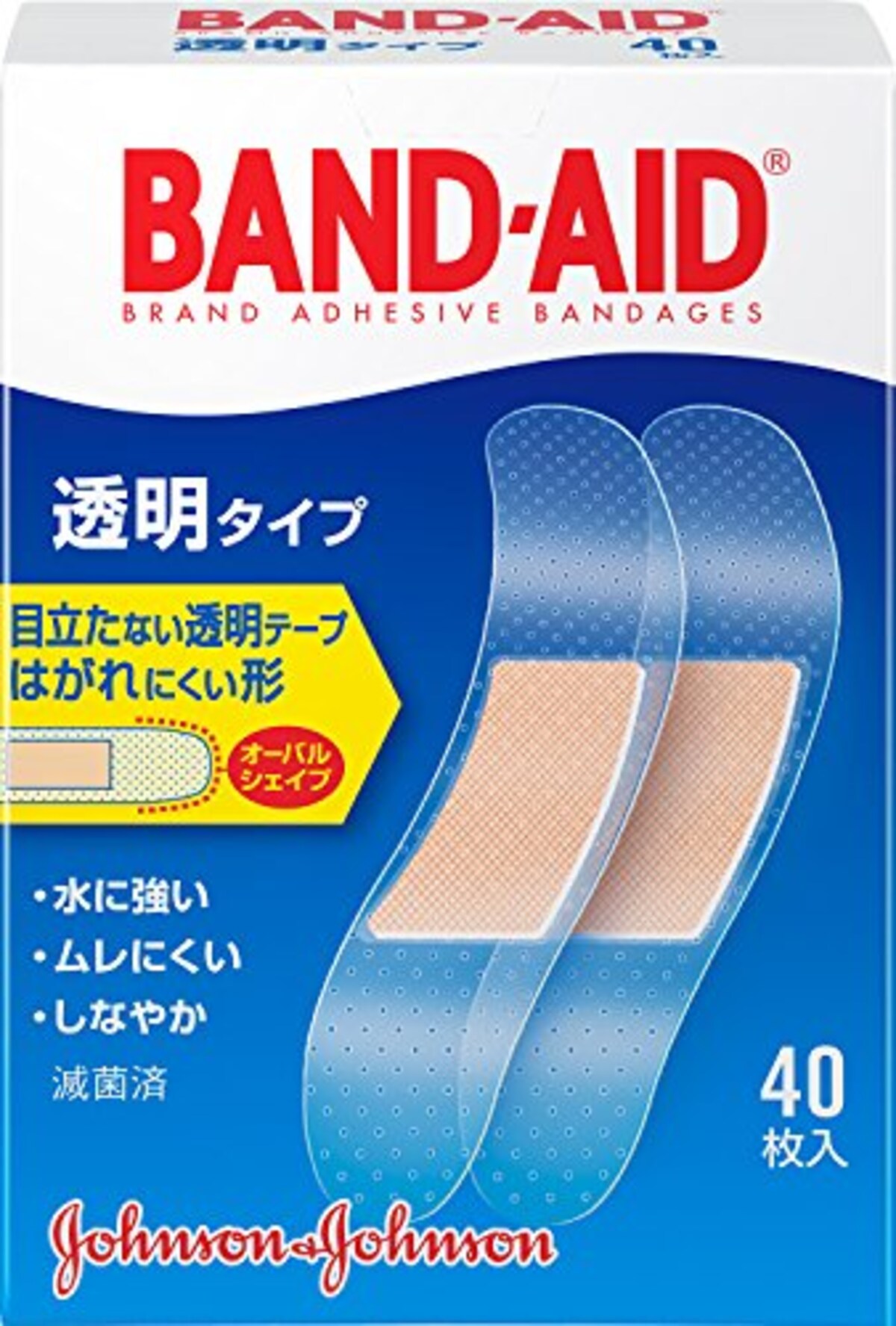 BAND-AID救急絆創膏　透明タイプ