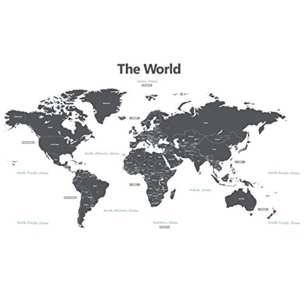 モダングレー 世界地図