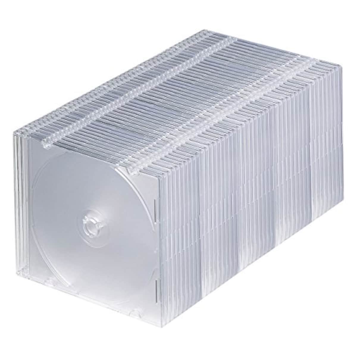 1枚収納×50枚セット スリムBD/DVD/CDケース 