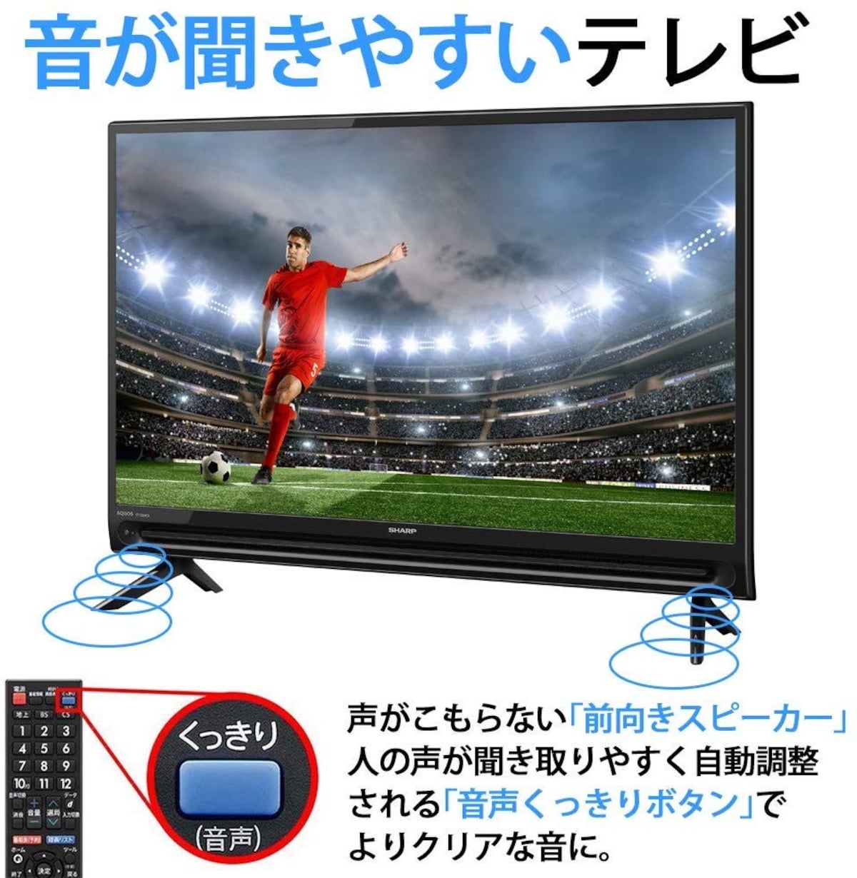  32V型 液晶テレビ AQUOS画像3 