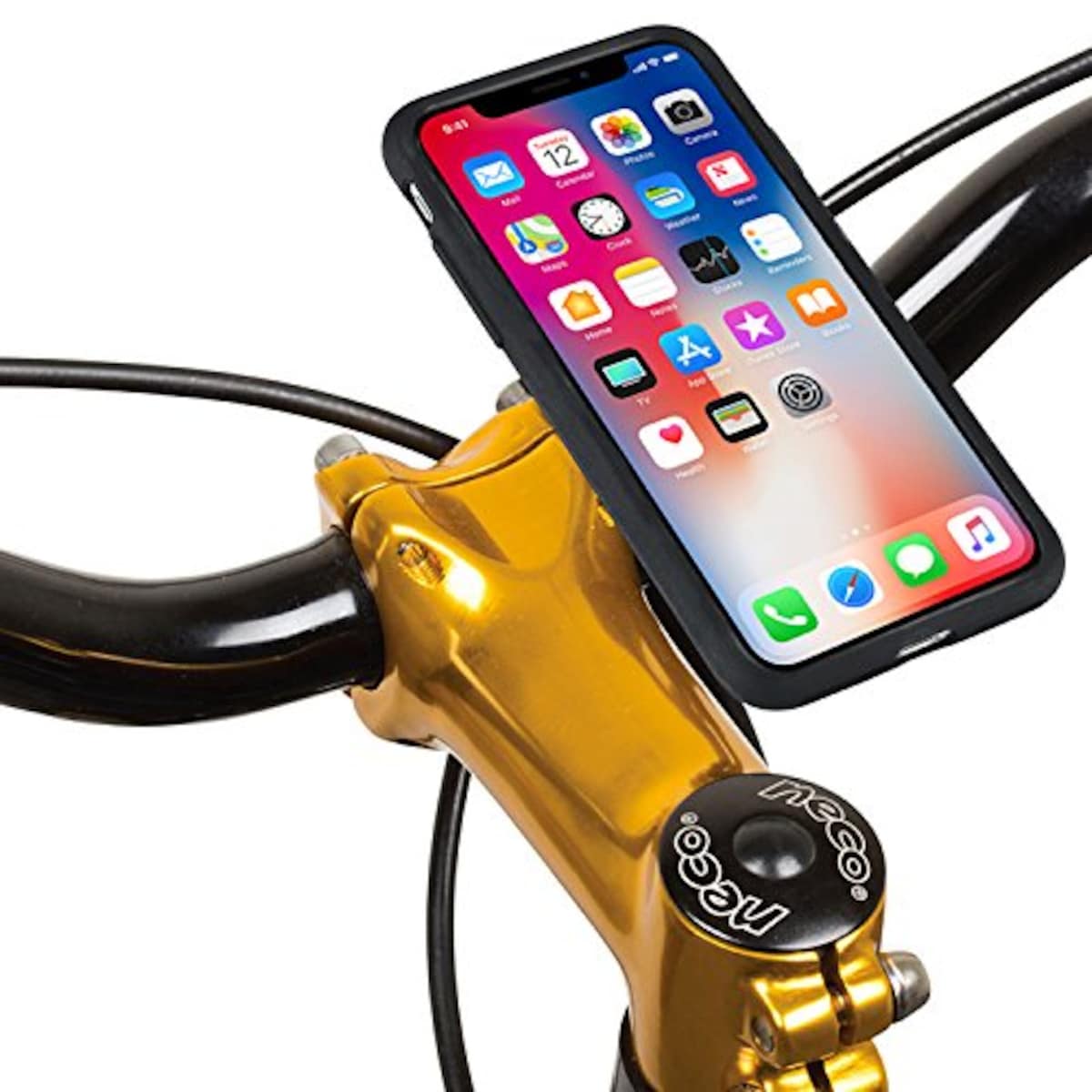 自転車スマホホルダー iPhone X XS 専用