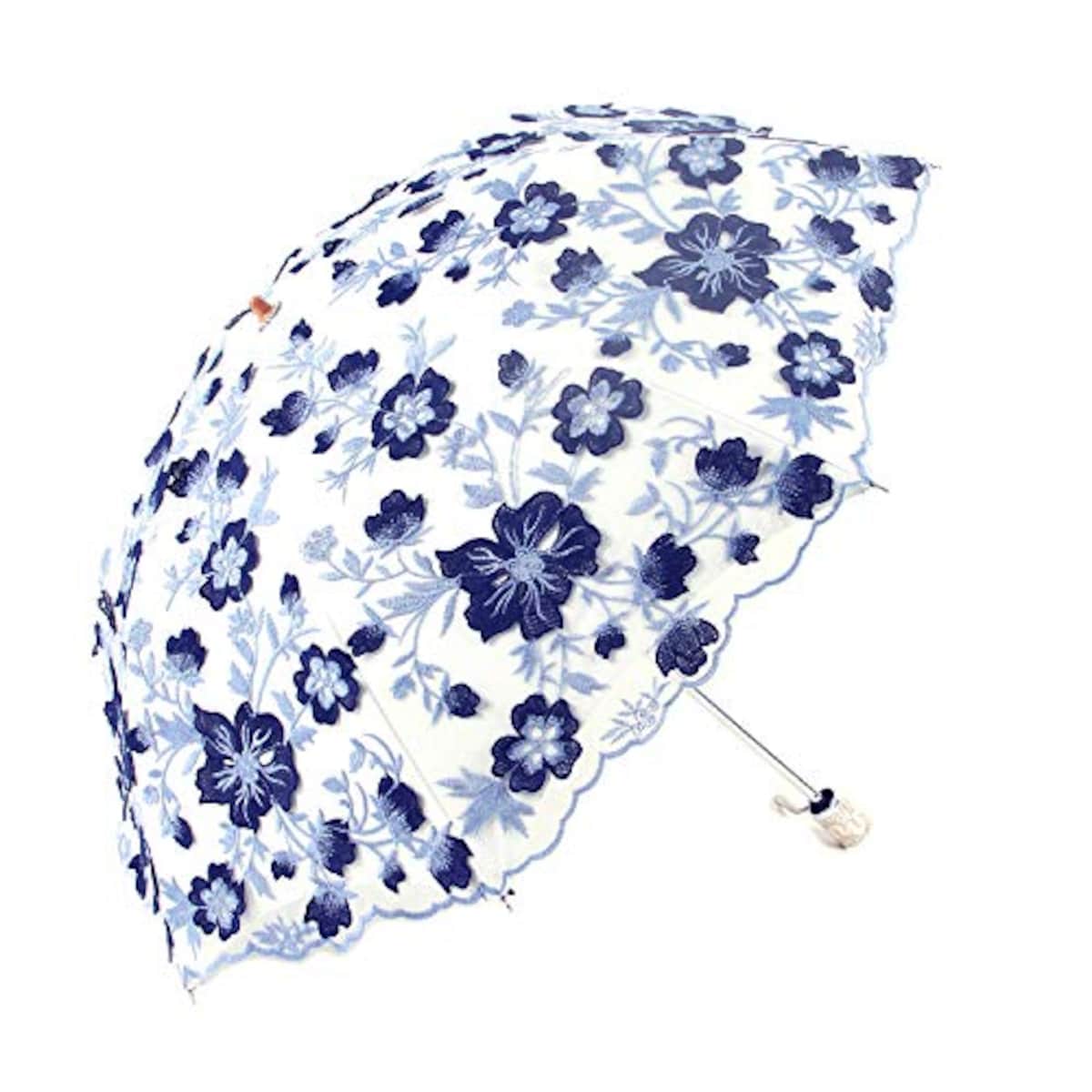 花刺繍日傘
