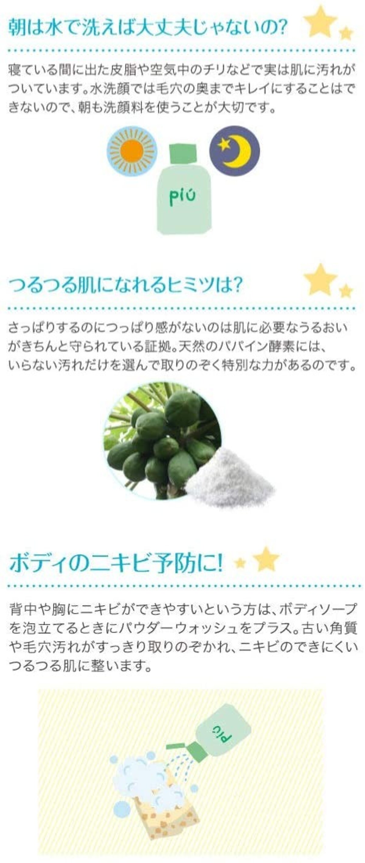 パウダーウォッシュ ホワイト画像3 