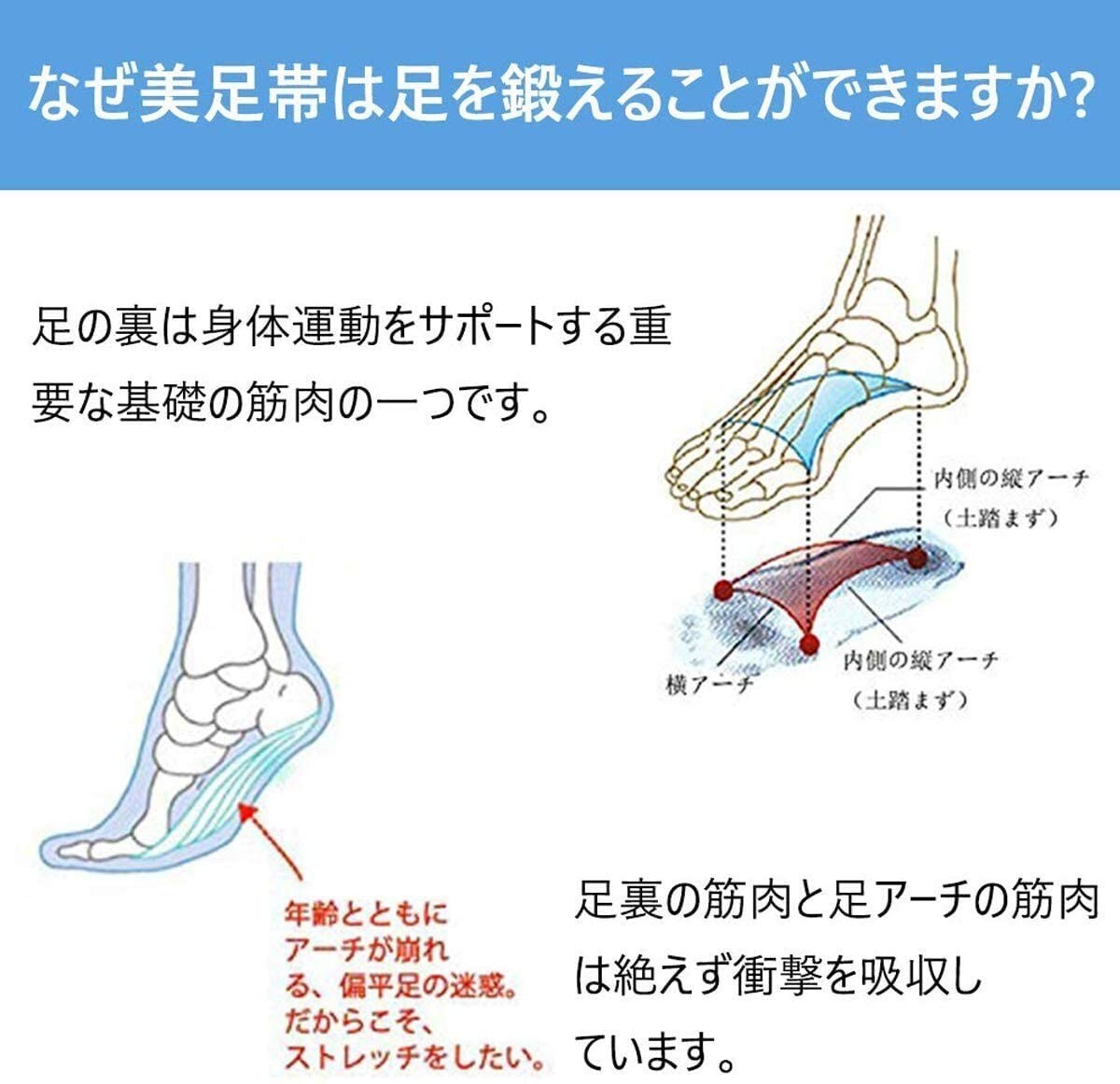  足指トレーニングチューブ画像7 