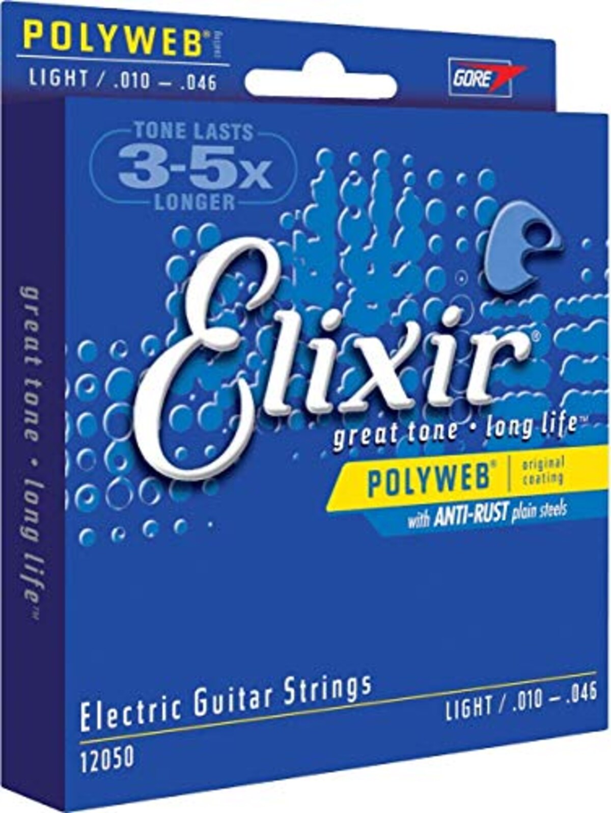  Elixir エレキギター弦 POLYWEB Light .010-.046#12050画像3 