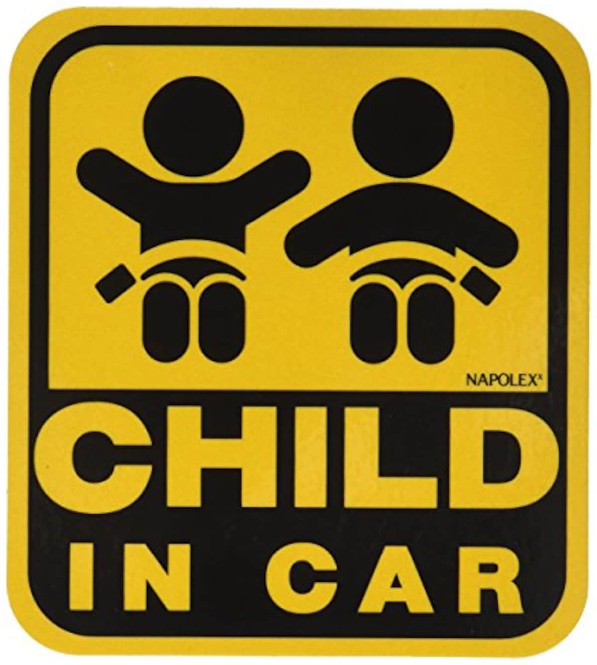 車用 サイン セーフティーサイン CHILD IN CAR マグネットタイプ(外貼り) 傷害保険付