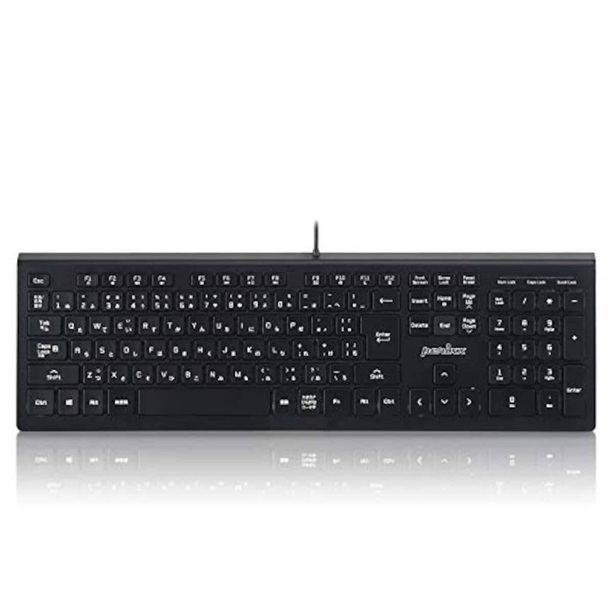 Wired Backlit Keyboard（有線 バックライトつきキーボード）画像