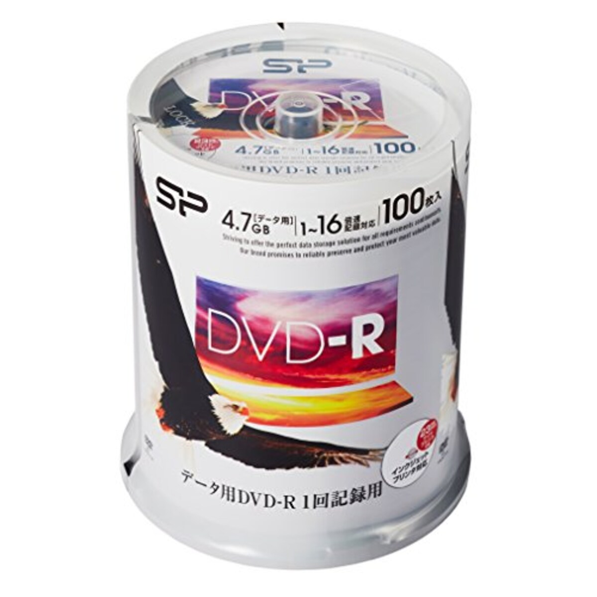 データ用DVD-R 4.7GB 1-16倍速対応