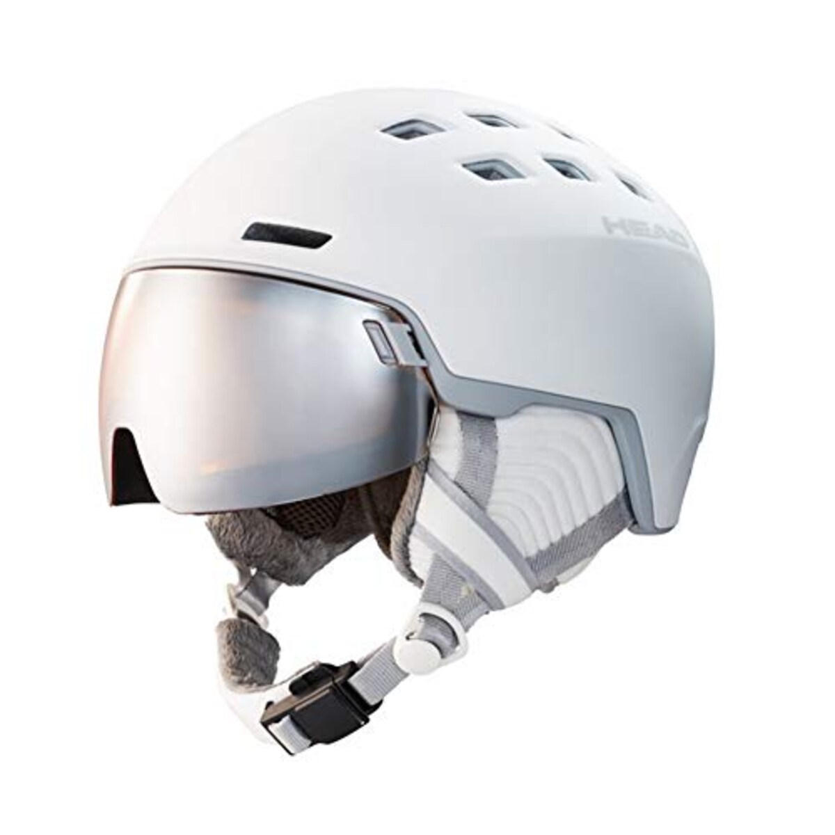 スキーヘルメット レディース RACHEL ホワイト画像