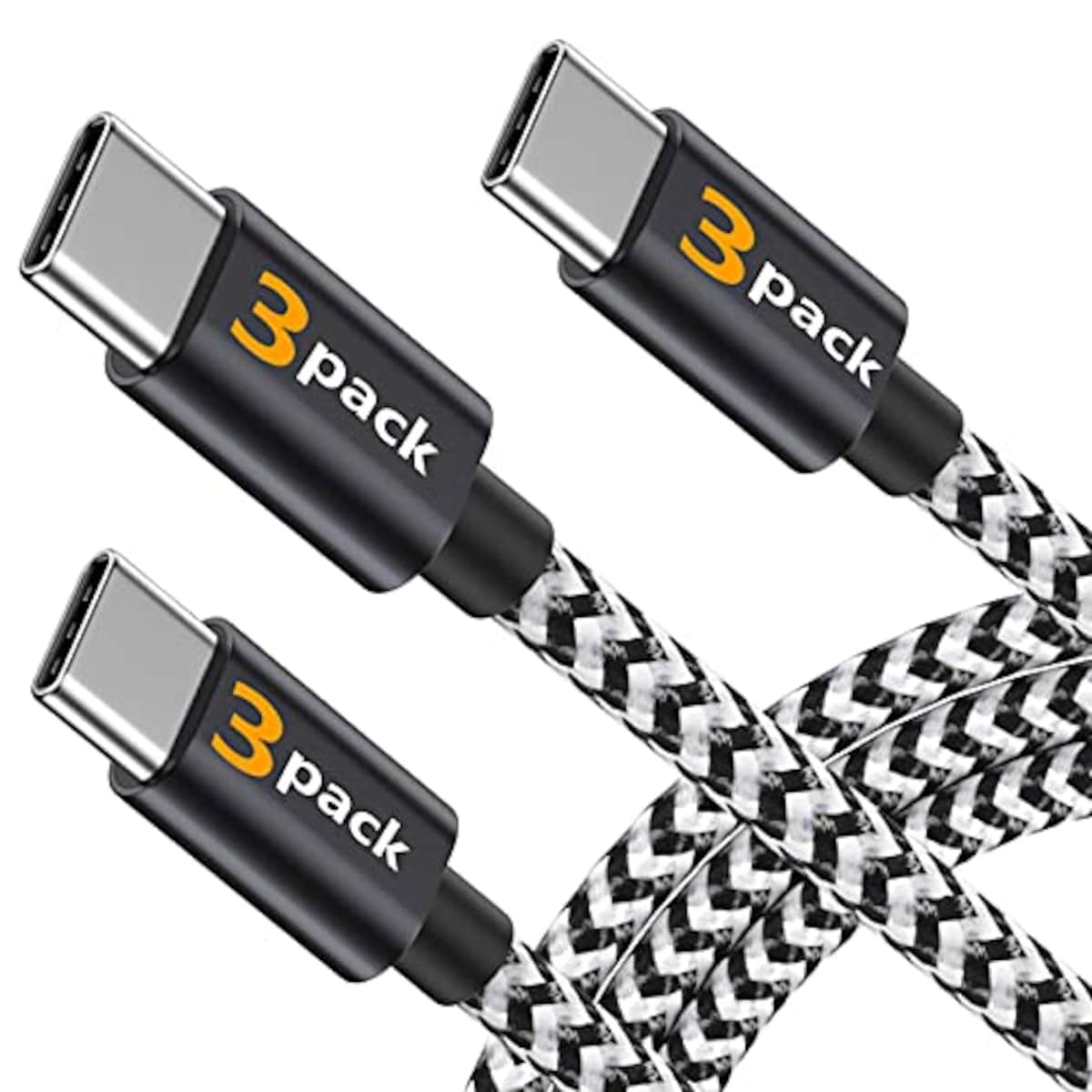 USB-A to USB-C タイプ C 充電ケーブル【3本セット 0.3m/1.2m/1.8m 】