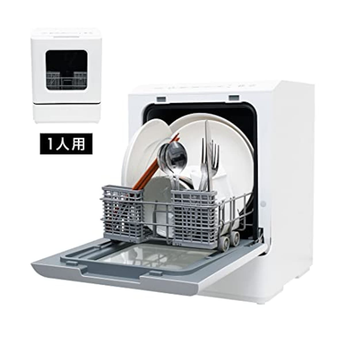 THANKOのラクアmini 小型 食器洗い乾燥機TK-MDW22W | 価格比較・レビュー評価 - Best One（ベストワン）