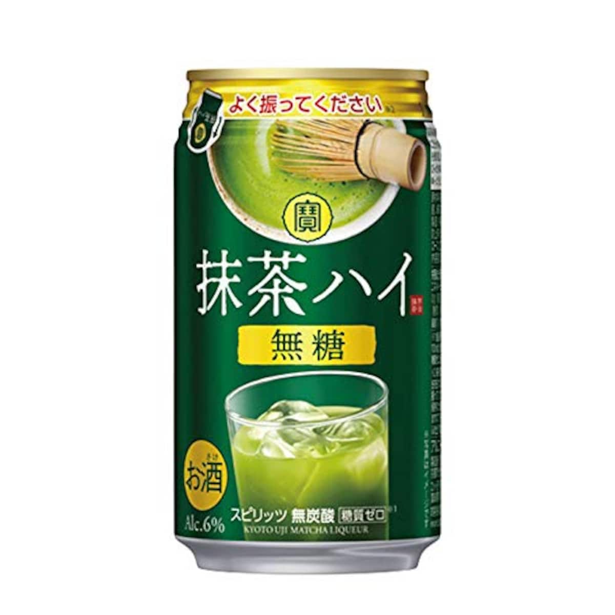 寶 抹茶ハイ 無糖　350ml缶×2ケース（全48本）