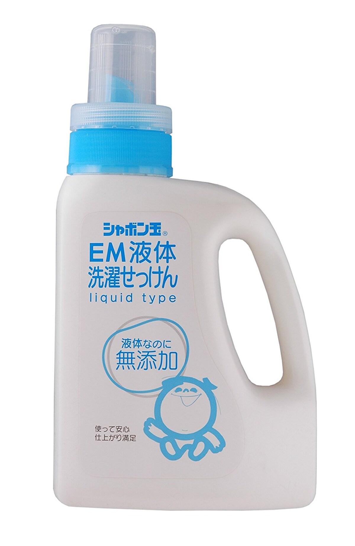 シャボン玉EM洗濯液体石けんボトル(1200ml)