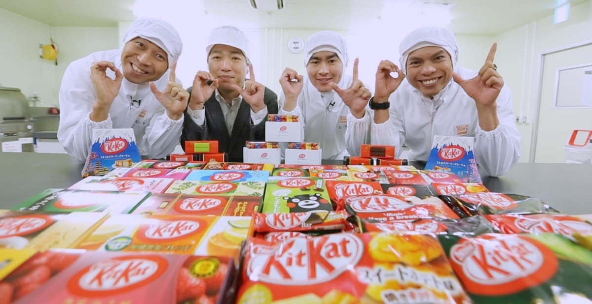 8. A Japanese comedian revealed a special KIT KAT secret on Thai TV!