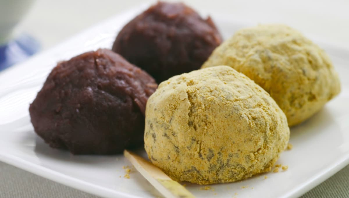 3. Botamochi: Black Bean Balls