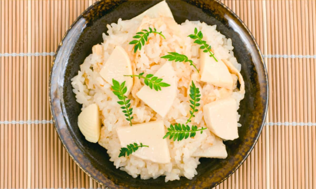 3. Take-No-Ko-Gohan: Bamboo Shoot Rice