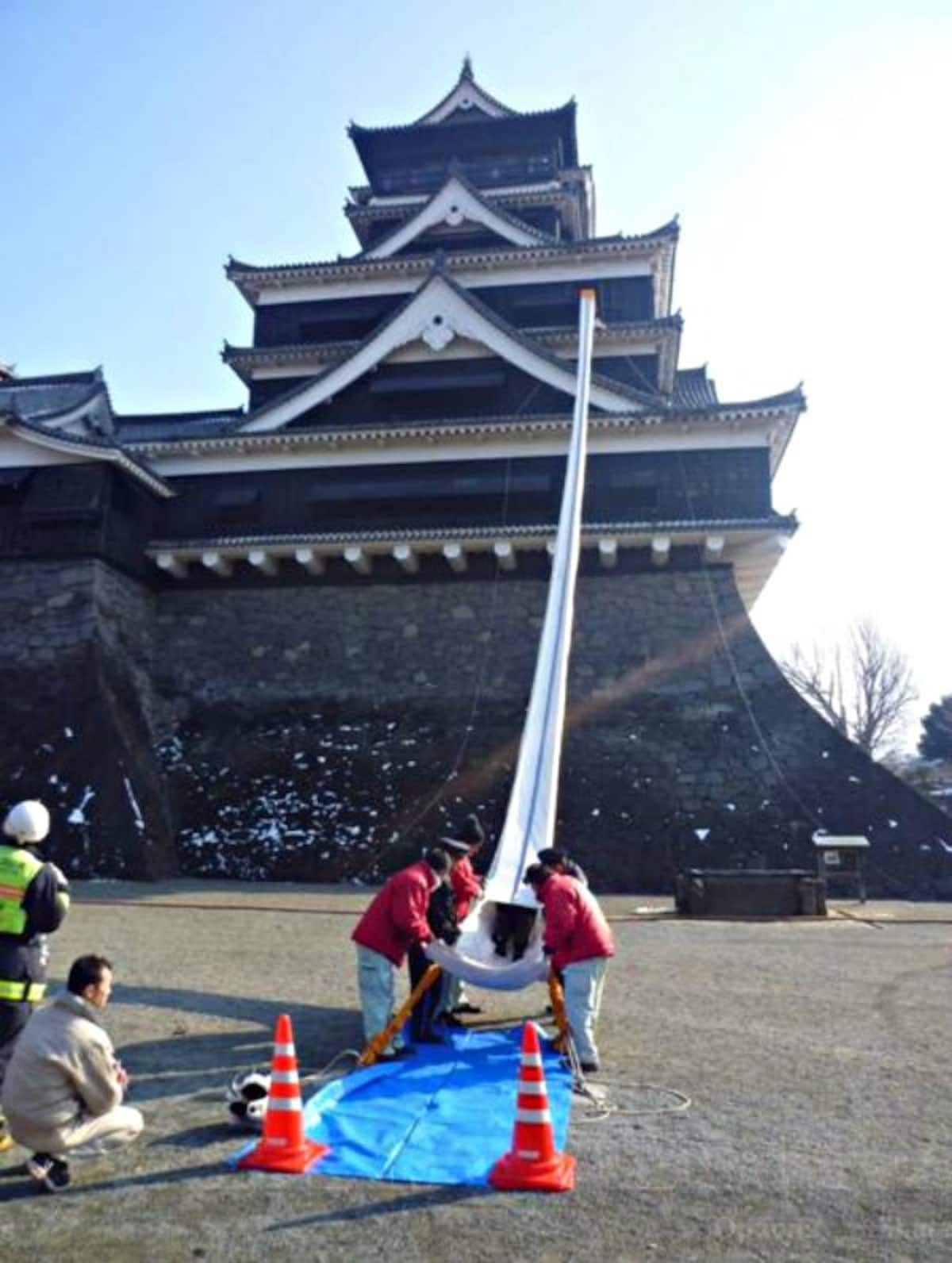 Sliding Down To Safety Castle Style All About Japan