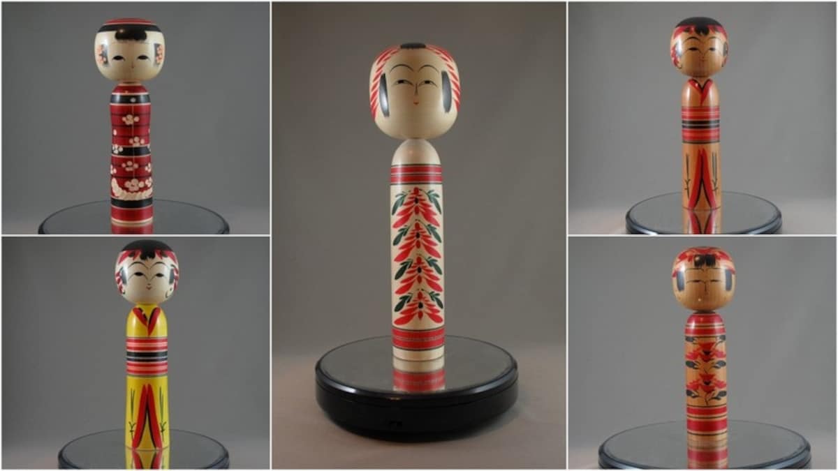 Details about   Japanese Kokeshi Wood Doll Uraraka Chie 130mm C242 MADE IN JAPAN 