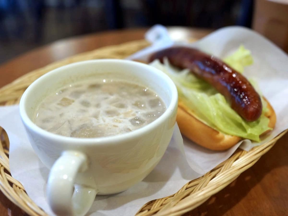 7. Freshness Burger: Porcini cream soup