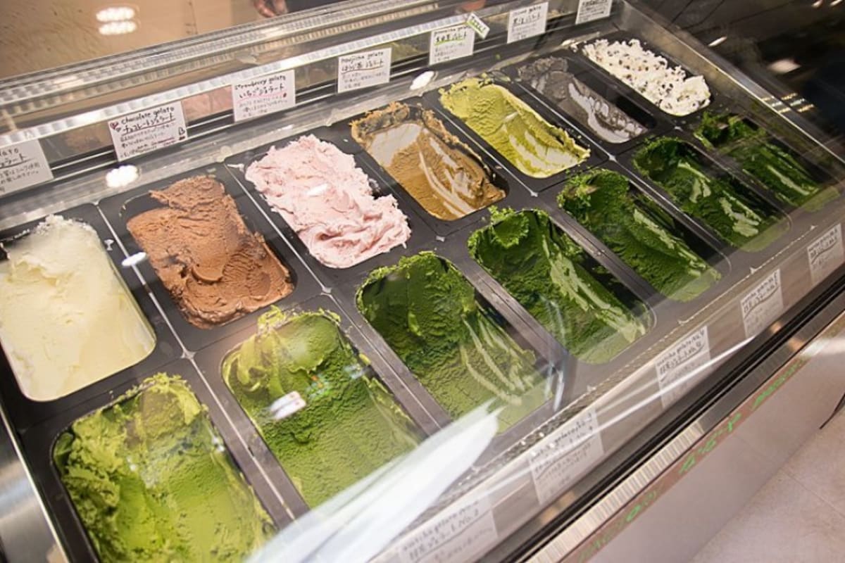 10. Richest green tea matcha gelato in the world: Suzukien