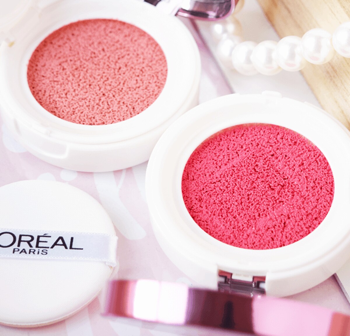 4. Blush — Lucent Magique Cushion Blush by L'Oréal Paris (¥2,000)