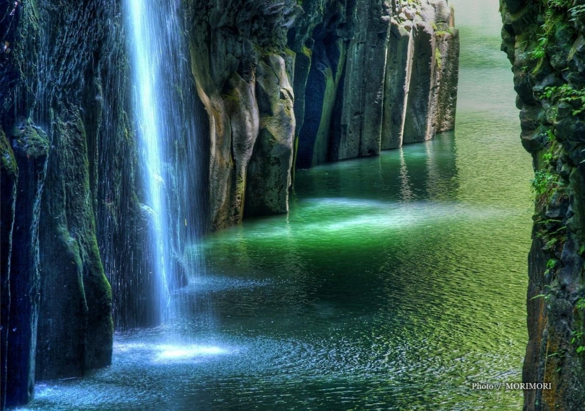 4. ช่องเขา Takachiho เย็นสบายในหน้าร้อน ใกล้ย่านซากุระในฤดูใบไม้ผลิ