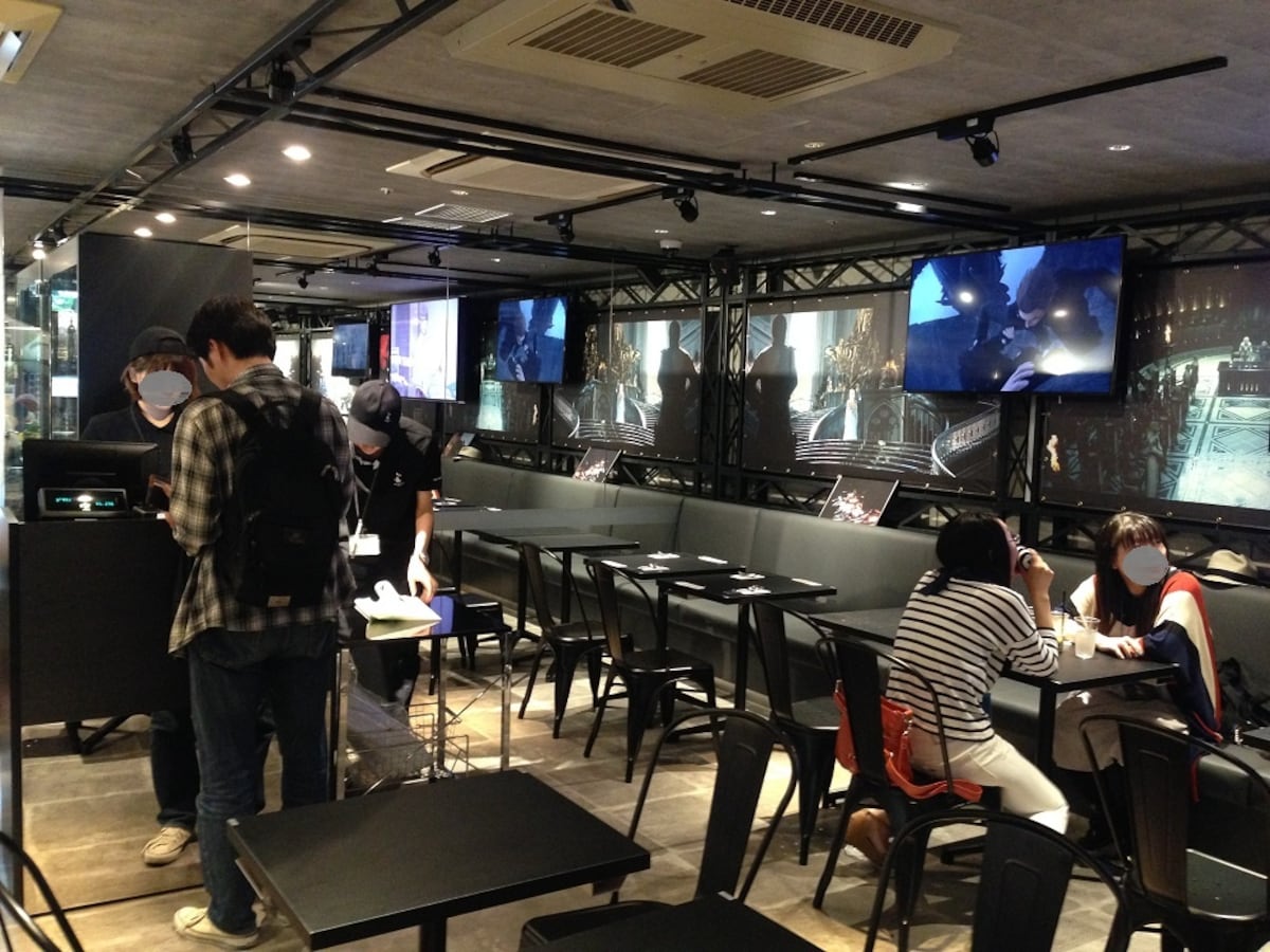 Square Enix Café in Osaka for Game Fans